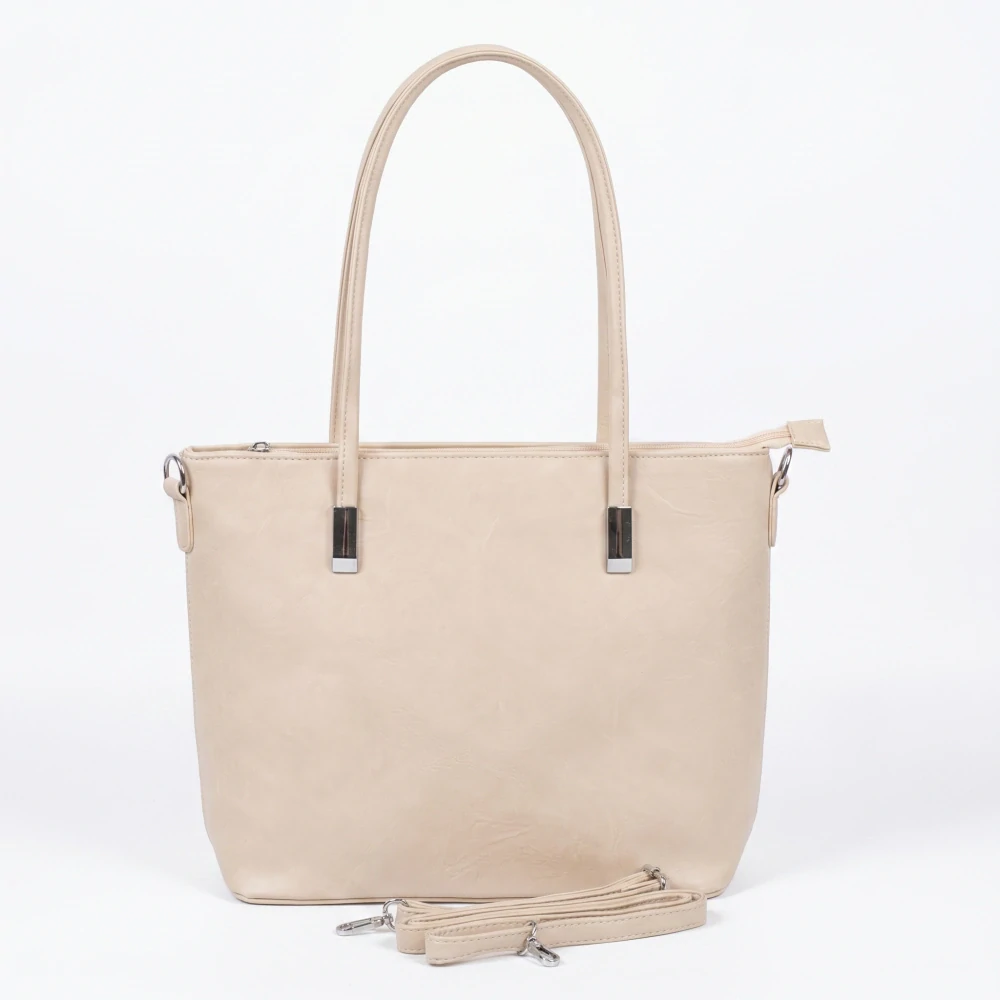 Béžová kabelka Herisson ve dvou velikostech. L4890