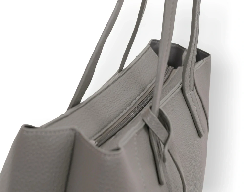 Dámská velká šedá shopper kabelka Amalia L4953