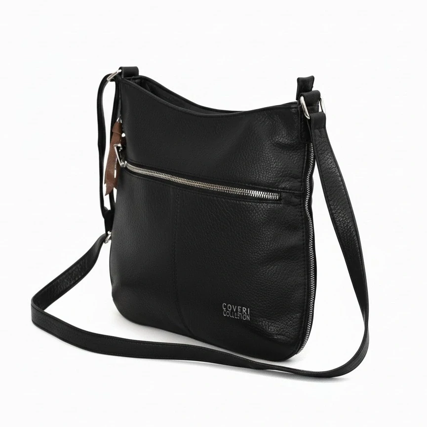 Černá crossbody kabelka Coveri Collection