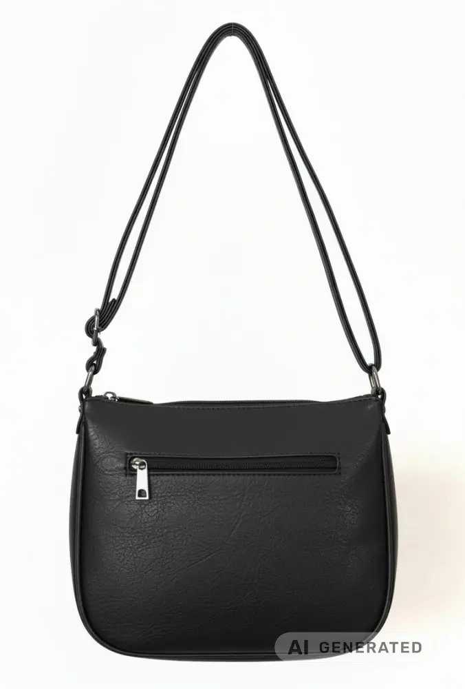Dámská černá lovecká kabelka Tessra crossbody i na rameno N1485