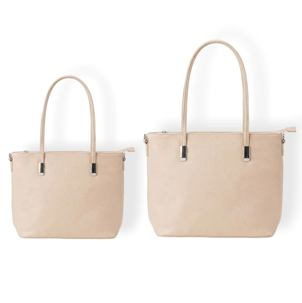 Béžová kabelka Herisson ve dvou velikostech. L4890