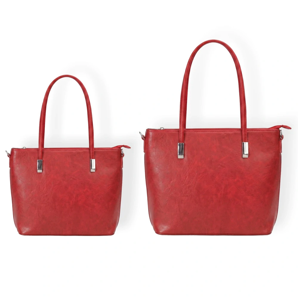 Červená kabelka Herisson ve dvou velikostech. L4888