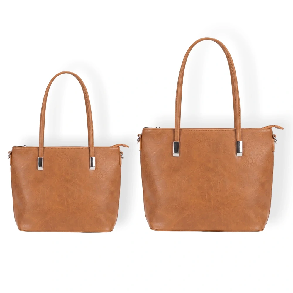 Hnědá kabelka Herisson ve dvou velikostech. L4886