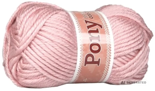 Pony NGM extra silná příze 1001 světlá starorůžová