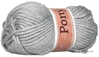Pony NGM extra silná příze 907 šedá