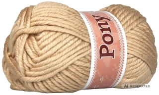 Pony NGM extra silná příze 979 béžová