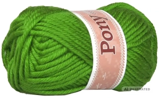 Pony NGM extra silná příze 987 zelená