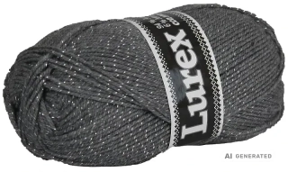 Příze Lurex NGM 908 G tmavě šedá se stříbrem