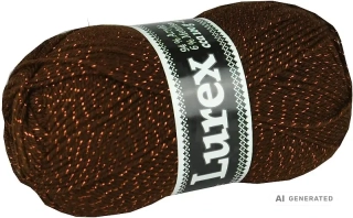 Příze Lurex NGM 983 B hnědá