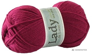 Příze Lady de luxe 1103 tmavě růžová