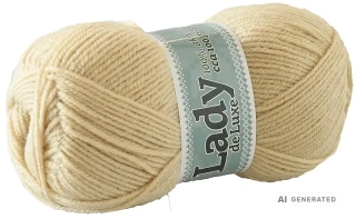 Příze Lady de luxe 1113 světlá béžová