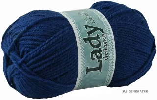 Příze Lady de luxe 1150 namořnická modrá