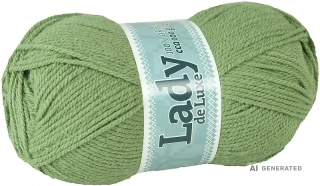 Příze Lady de luxe 1159 oliva