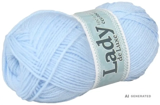 Příze Lady de luxe 911 pastelová modrá