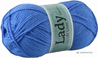 Příze Lady de luxe 915 modrá