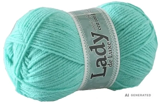 Příze Lady de luxe 922 baby zelenkavá