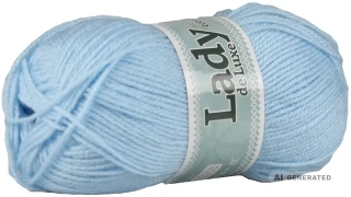 Příze Lady de luxe 924 světle modrá