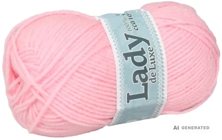 Příze Lady de luxe 939 světle růžová