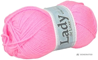 Příze Lady de luxe 940 růžová