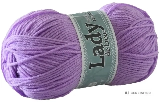 Příze Lady de luxe 956 fialová