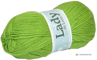 Příze Lady de luxe 966 zelená