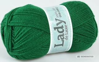 Příze Lady de luxe 968 zelená