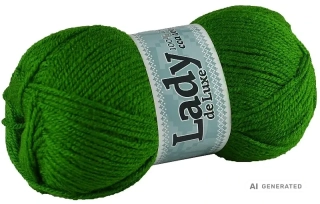 Příze Lady de luxe 987 travní zelená