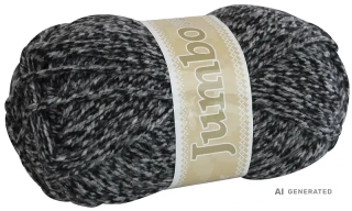 Příze Jumbo 901906 černošedá