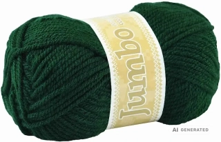 Příze Jumbo 988 tmavá lesní zelená