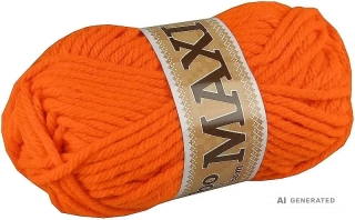 Příze Jumbo maxi 1147 neon oranžová