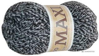 Příze Jumbo maxi 901906 černošedá