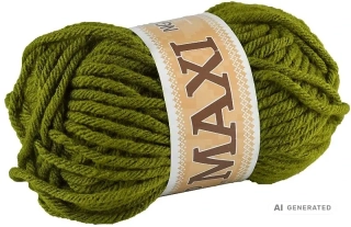 Příze Jumbo maxi 976 khaki
