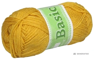 Příze Basic 1102 hořčice