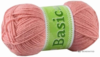 Příze Basic 1121 lososovo růžová