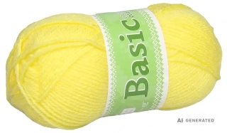 Příze Basic 928 světle žlutá