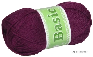 Příze Basic 952 vínovorůžová