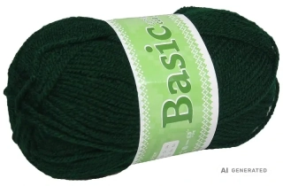 Příze Basic 988 lesní zelená