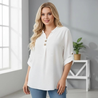 Dámská tunika Týna bílá barva L1783