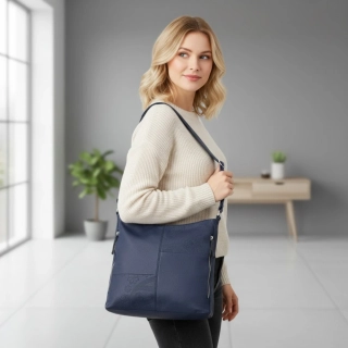 Modrá kabelka Bella Belly L4918