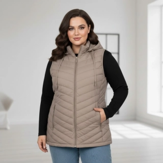 Dámská jarní vesta Ellen Rose béžová 955