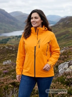 Dámská žluté outdoorová bunda Temster XL–4XL 942