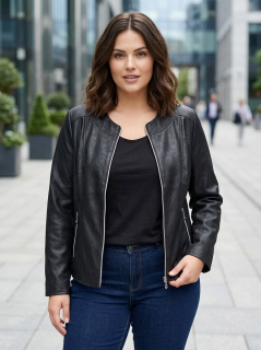Dámská elegantní černá bunda Anna 939