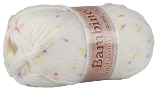 Bambino multicolor NGM 970 - bílá- zelenkovo. fialov. tečky 9933