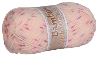 Bambino multicolor NGM 973 - meruňková -růžové tečky 9936