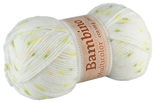 Bambino multicolor NGM 989 - bílá žlutá zelená tečky 9945