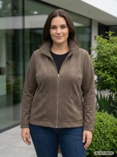 Dámská elegantní khaki bunda Barča 728