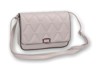 Dámská šedá malá elegantní crossbody kabelka David Moda O1456