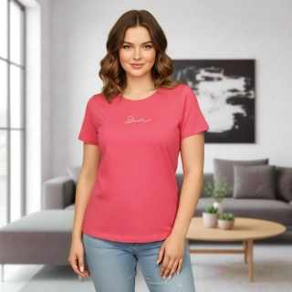 Dámské červené pružné sportovní triko Benter R1601