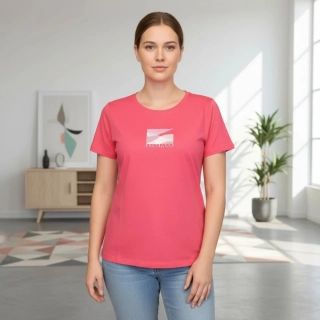 Dámské červená pružné sportovní triko Benter Hiking R1614