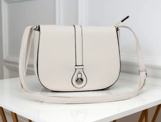 Malá kabelka David Moda s klopou béžová L4978